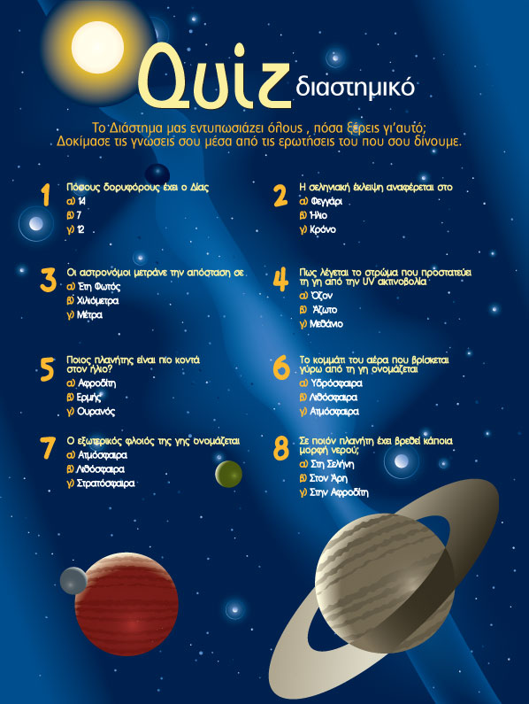 Quiz Διαστημικό